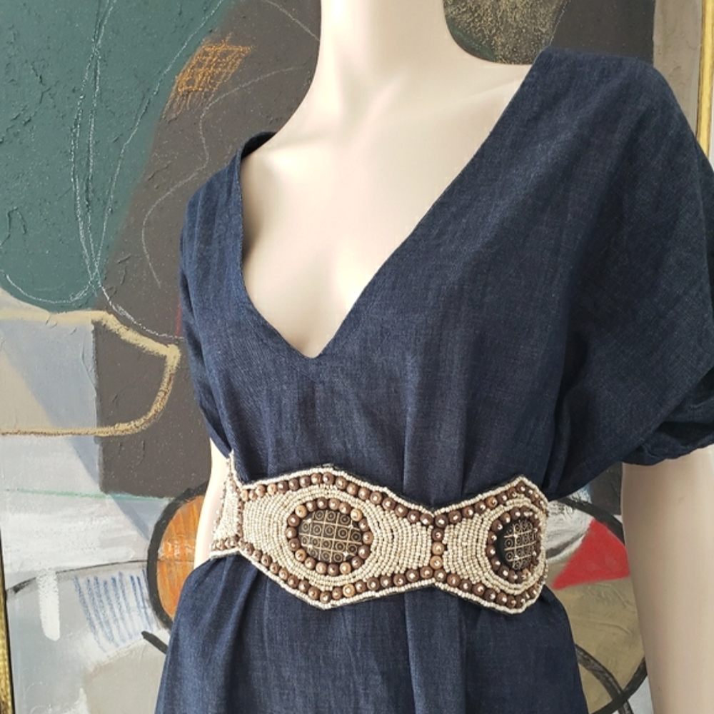 Hand-beaded Corset Belt
